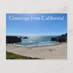 Carte Postale Salutations de Californie : Cooks Beach