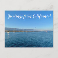 Salutations de Californie : Père Noël Barbara Post