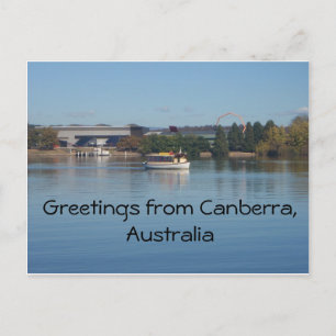 Carte Postale Salutations de Canberra, Australie