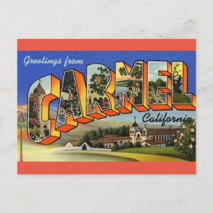 Carte Postale Salutations de Carmel California Postcard