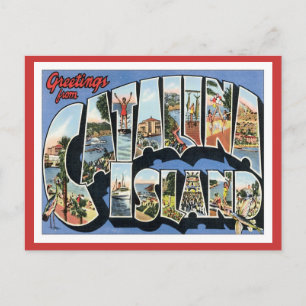 Carte Postale Salutations De Catalina Island California