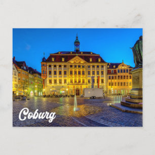 Carte Postale Salutations de Coburg, Bavière, Allemagne