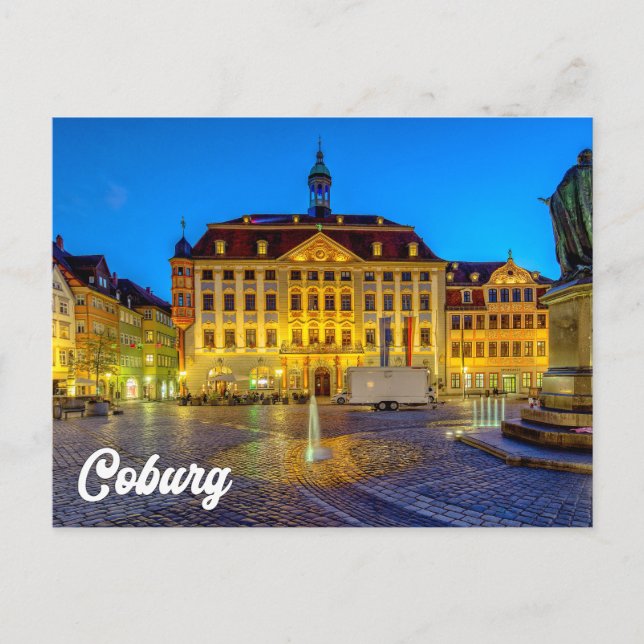 Carte Postale Salutations de Coburg, Bavière, Allemagne (Devant)
