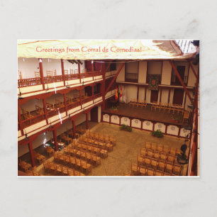 Carte Postale Salutations de Corral de Comedias !