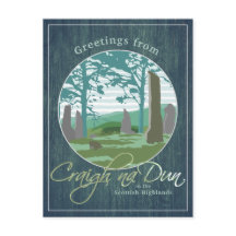 Salutations de Craigh na Dun Outlandish Postcard