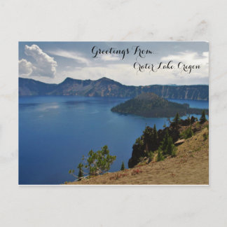 Carte Postale Salutations De Crater Lake