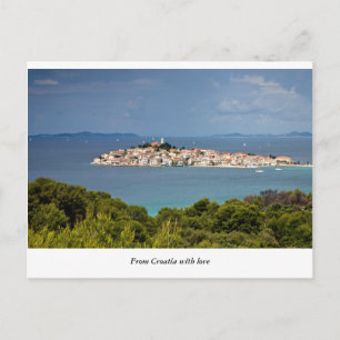Carte Postale Salutations de Croatie, Primosten