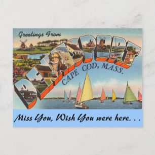 Carte Postale Salutations de Dennisport