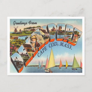 Carte Postale Salutations de Dennisport, Cape Cod, Massachusetts