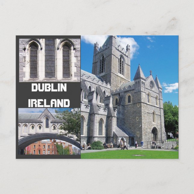 Carte Postale Salutations de Dublin, Irlande (Devant)