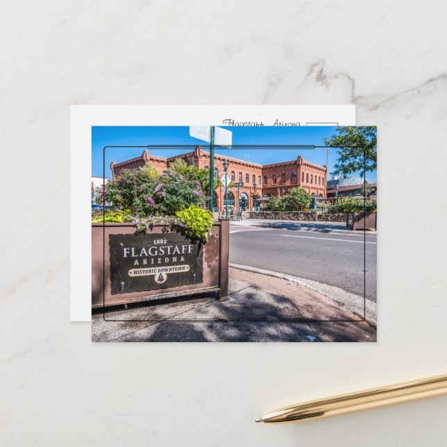 Carte Postale Salutations de Flagstaff, Arizona (Devant/Arrière en situation)