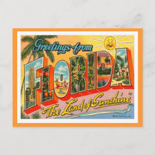 Carte Postale Salutations De Floride