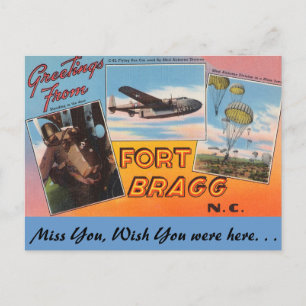 Carte Postale Salutations de Fort Bragg