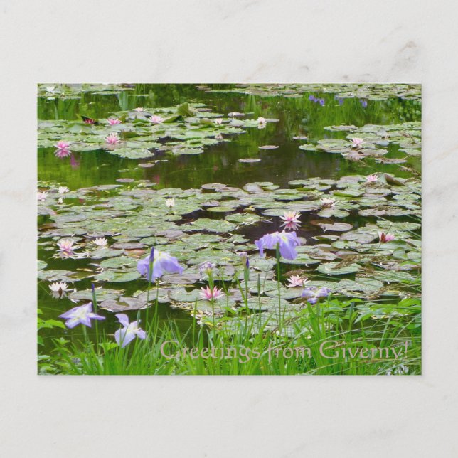 Carte Postale Salutations de Giverny ! (Devant)