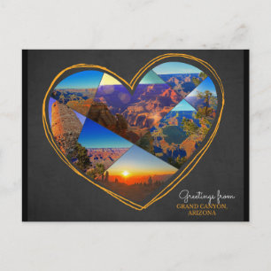 Carte Postale Salutations de Grand Canyon, Arizona ♥ Postcard