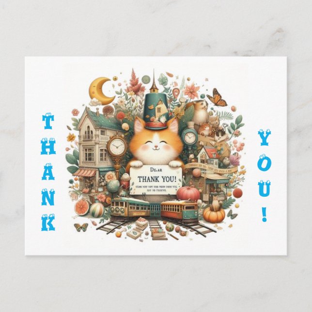 Carte Postale "Salutations de gratitude : une collection de Cart (Devant)