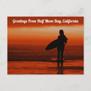 Carte Postale Salutations de Half Moon Bay, Californie