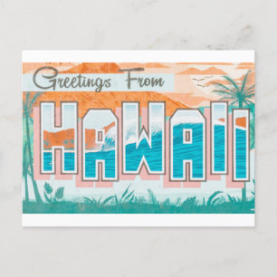 Carte Postale Salutations de hawaii 