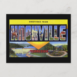 Carte Postale Salutations de Knoxville Tennessee