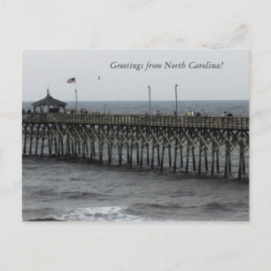 Carte Postale Salutations de la Caroline du Nord !" Pêche au qua