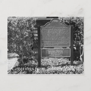 Carte Postale Salutations de la Silicon Valley !