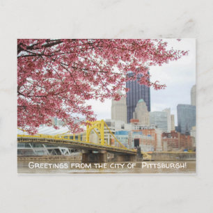 Carte Postale Salutations de la ville de Pittsburgh !