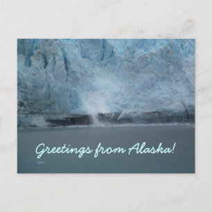 Carte Postale Salutations de l'Alaska !