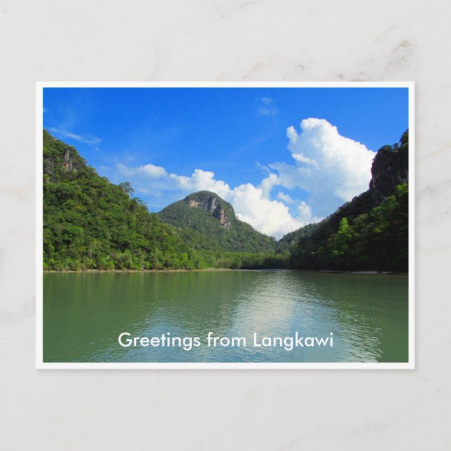 Carte Postale salutations de langkawi (Devant)