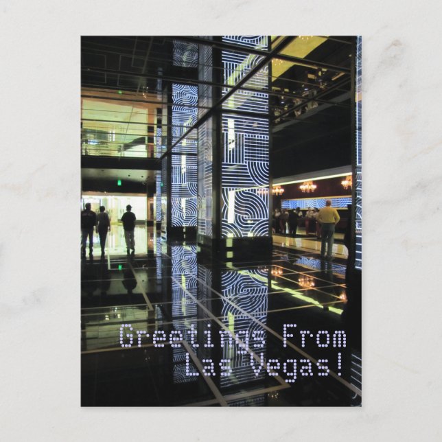 Carte Postale Salutations de Las Vegas ! (Devant)