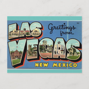 Carte Postale Salutations de Las Vegas Nouveau Mexique Voyage