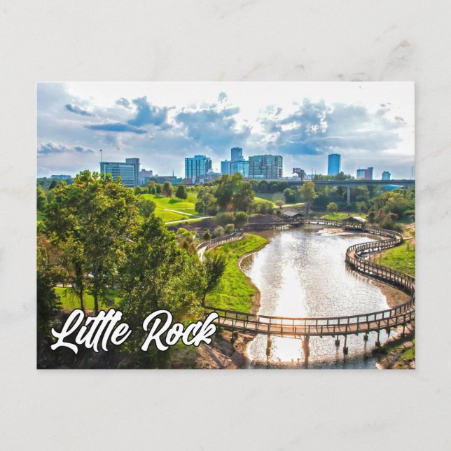 Carte Postale Salutations De Little Rock, Arkansas, États-Unis (Devant)