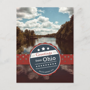 Carte Postale Salutations de l'Ohio