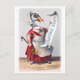 Carte Postale Salutations de l'oie des Fêtes