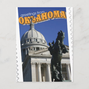 Carte Postale Salutations de l'Oklahoma