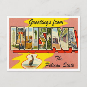 Carte Postale Salutations De Louisiane
