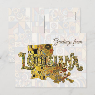 Carte Postale Salutations de Louisiane