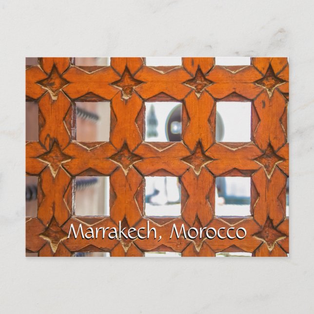 Carte Postale Salutations de Marrakech Maroc (Devant)
