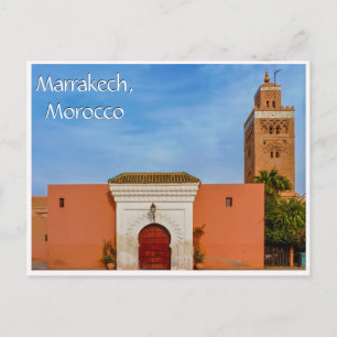 Carte Postale Salutations de Marrakech Maroc