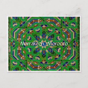Carte Postale Salutations de Marrakech Maroc