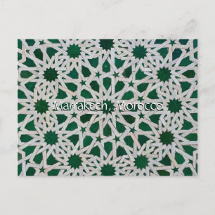 Carte Postale Salutations de Marrakech Maroc