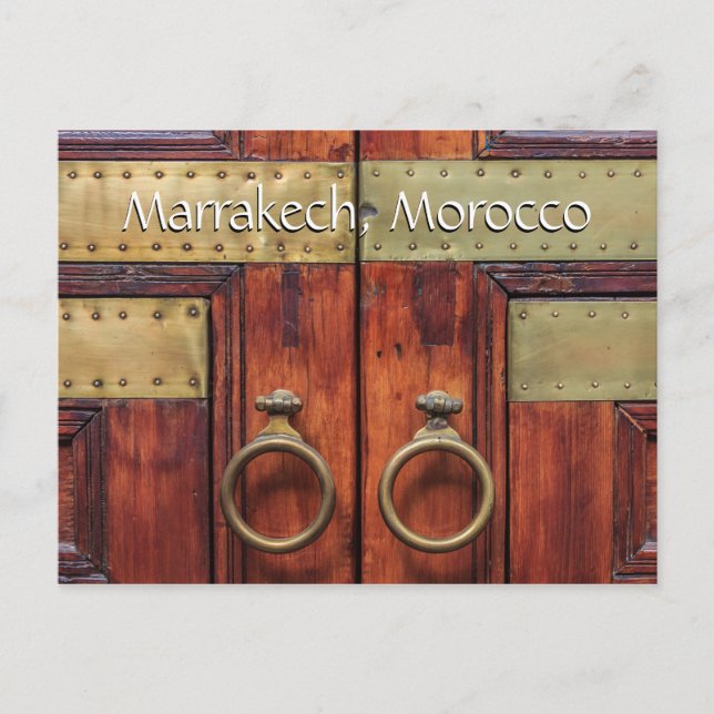 Carte Postale Salutations de Marrakech Maroc (Devant)