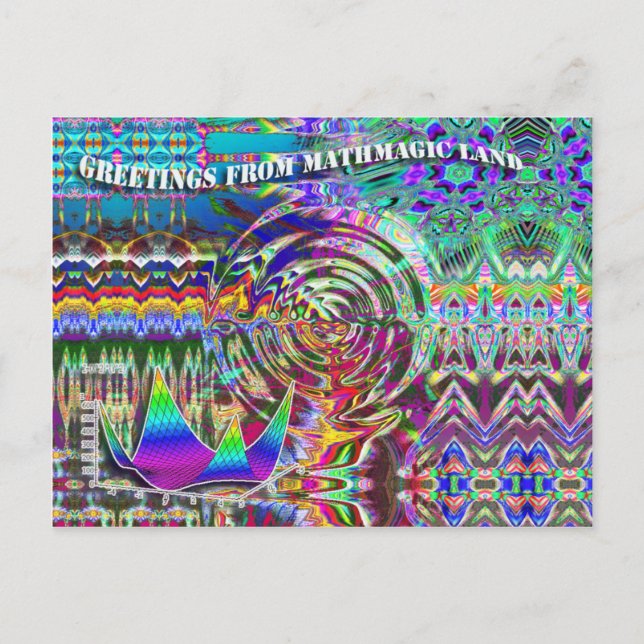 Carte Postale Salutations de MathMagic Land (Devant)