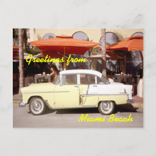 Carte Postale Salutations de Miami Beach
