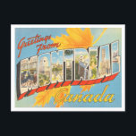 Carte Postale Salutations de Montréal, Canada Vintage voyage<br><div class="desc">Salutations de Montréal,  Canada Carte postale Vintage voyage</div>