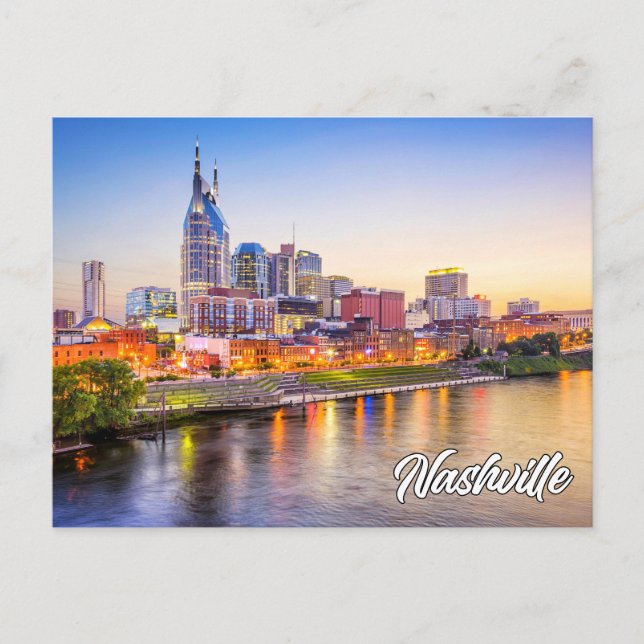 Carte Postale Salutations De Nashville, Tennessee, États-Unis (Devant)