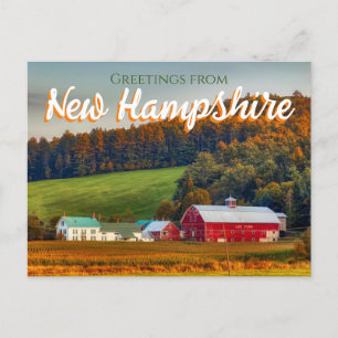 Carte Postale Salutations de New Hampshire Postcard Foliage