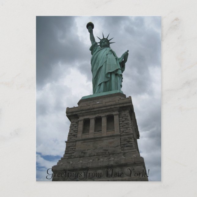 Carte Postale Salutations de New York ! (Devant)