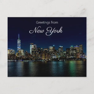 Carte Postale Salutations de New York