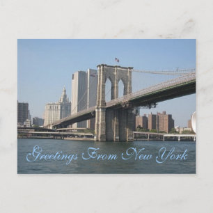 Carte Postale Salutations De New York