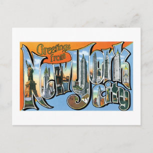 Carte Postale Salutations de New York, New York !